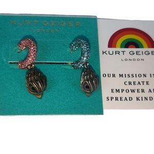 Kurt Geiger Pink & Blue Earrings
